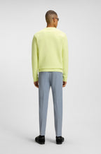 Sudadera de algodón elástico con logo tipo sándwich