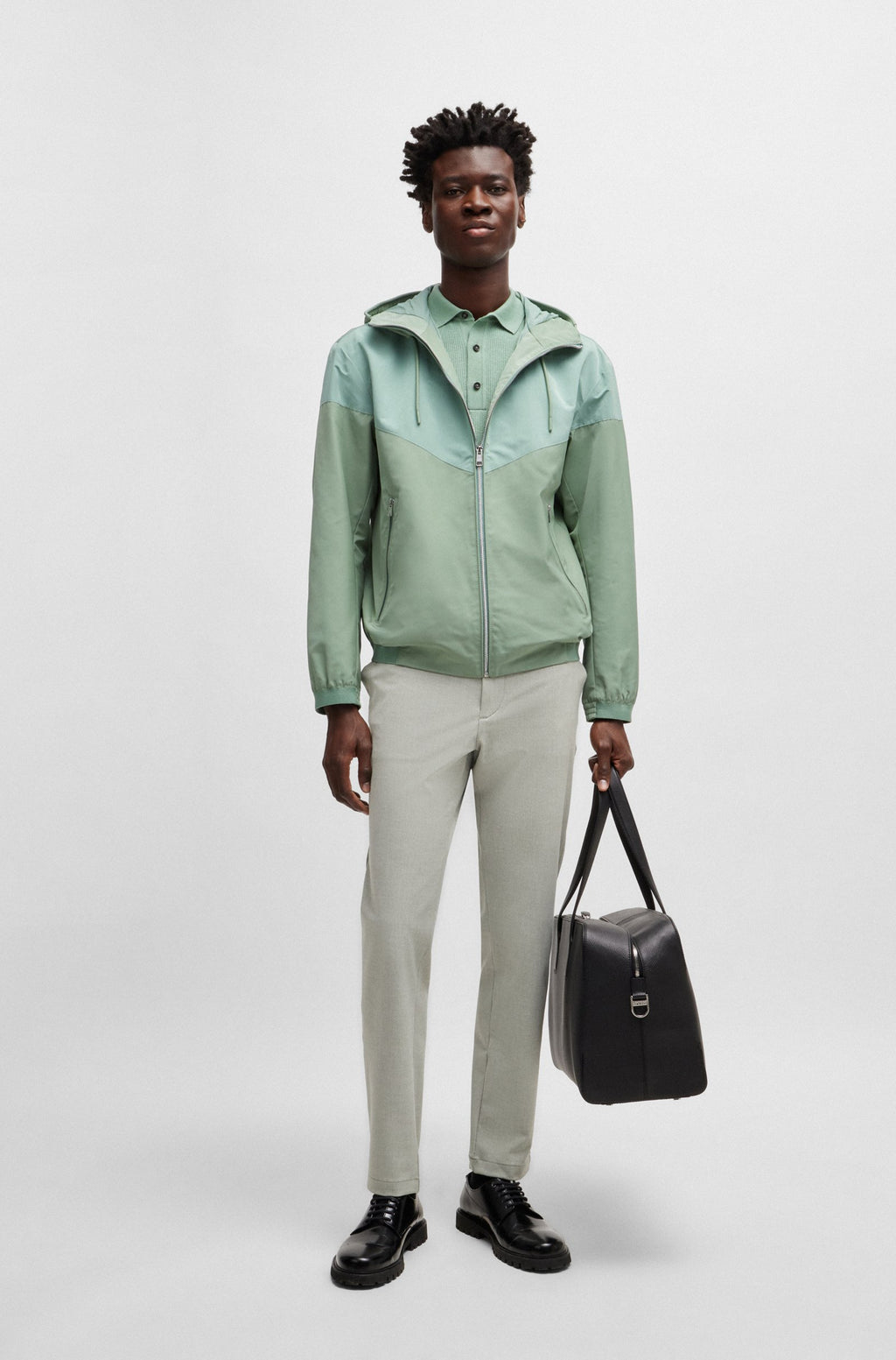 Cazadora regular fit repelente al agua