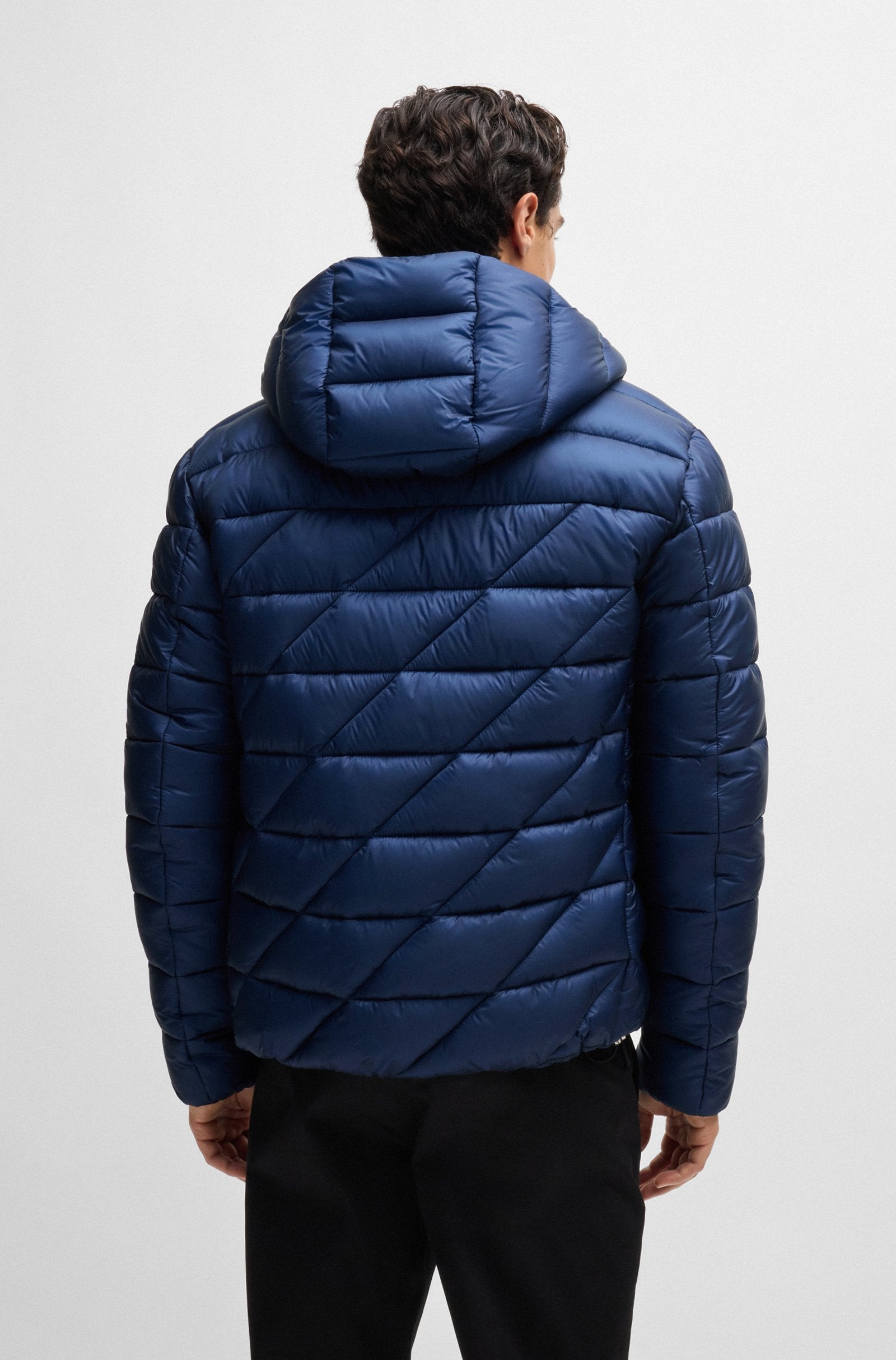 Chaqueta repelente al agua con monograma Double B