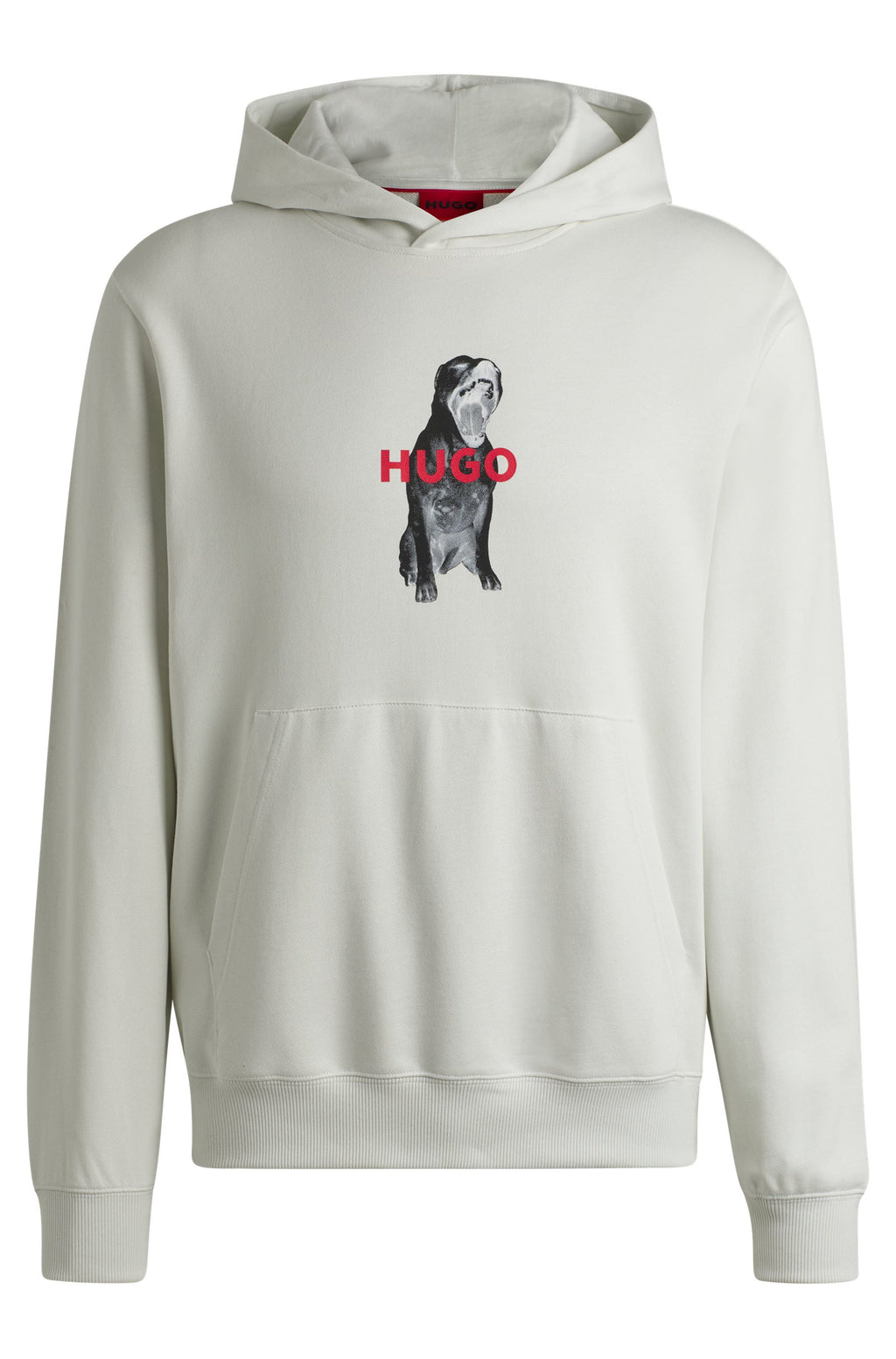 Sudadera con capucha regular fit en felpa de algodón con motivos animales