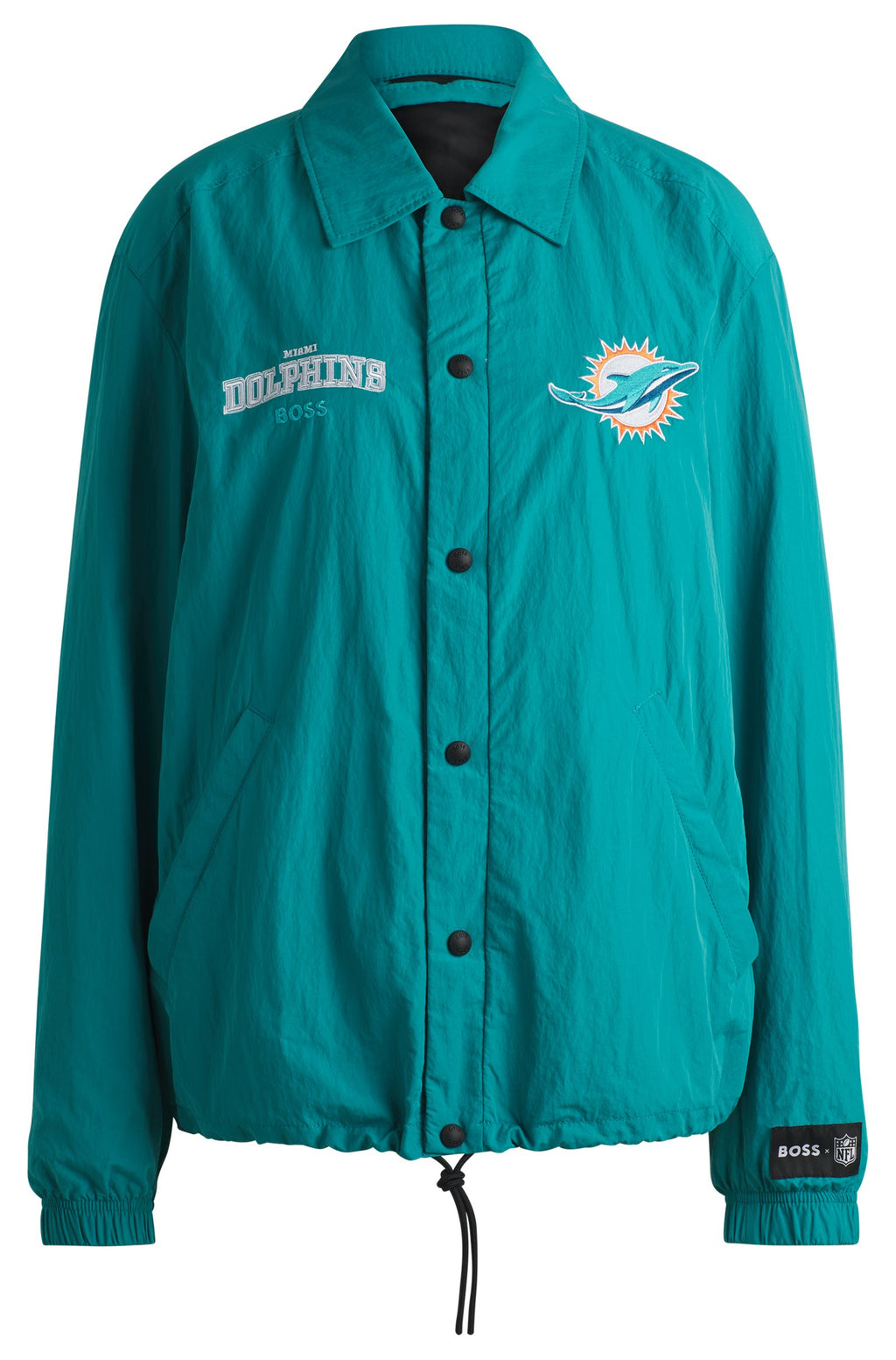 Chaqueta BOSS x NFL repelente al agua con detalle bordado de la marca
