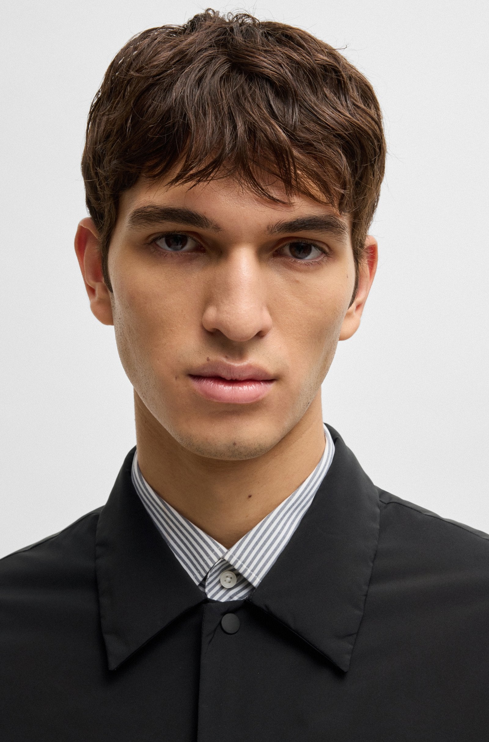 Sobrecamisa relaxed fit con relleno ligero