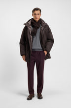 Cazadora repelente al agua en microfibra aterciopelada