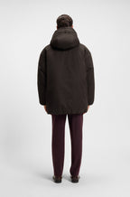 Cazadora repelente al agua en microfibra aterciopelada