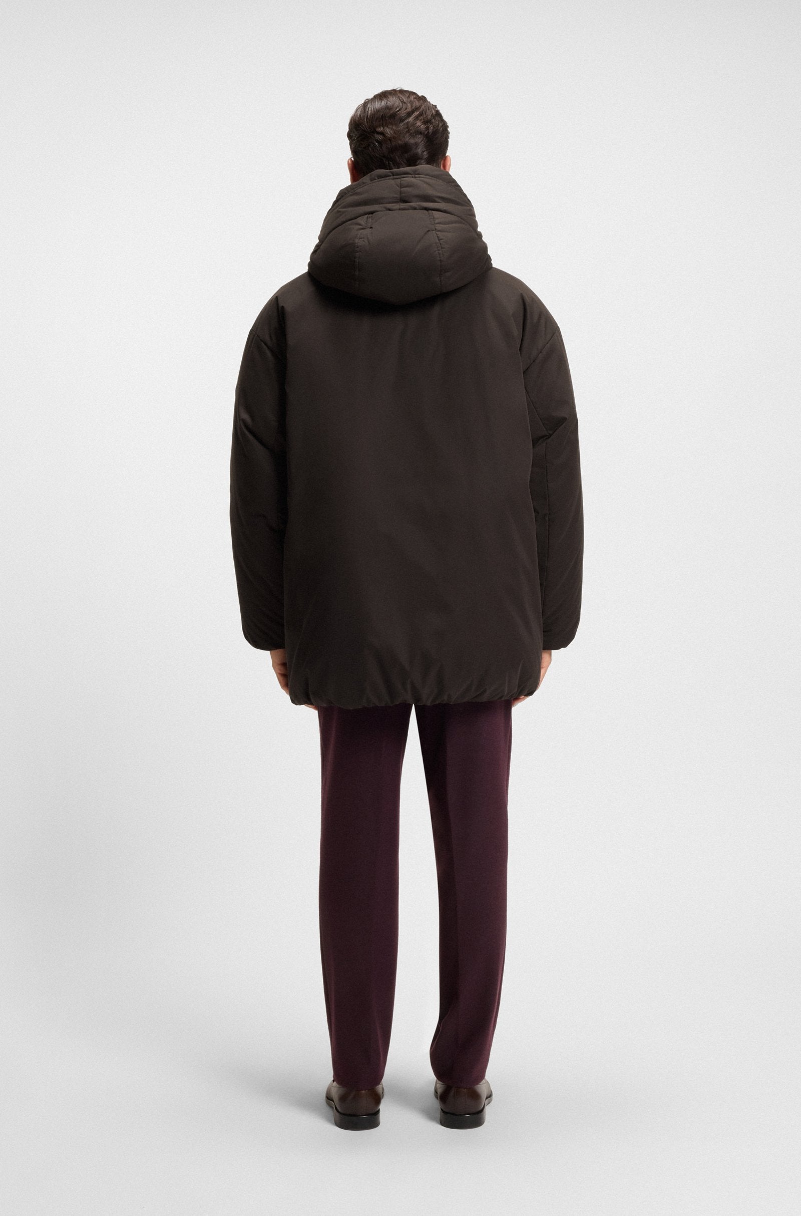 Cazadora repelente al agua en microfibra aterciopelada