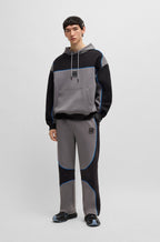 Sudadera con capucha HUGO x RB en mezcla de algodón con detalles de ribetes