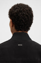 Chaqueta regular fit de ante