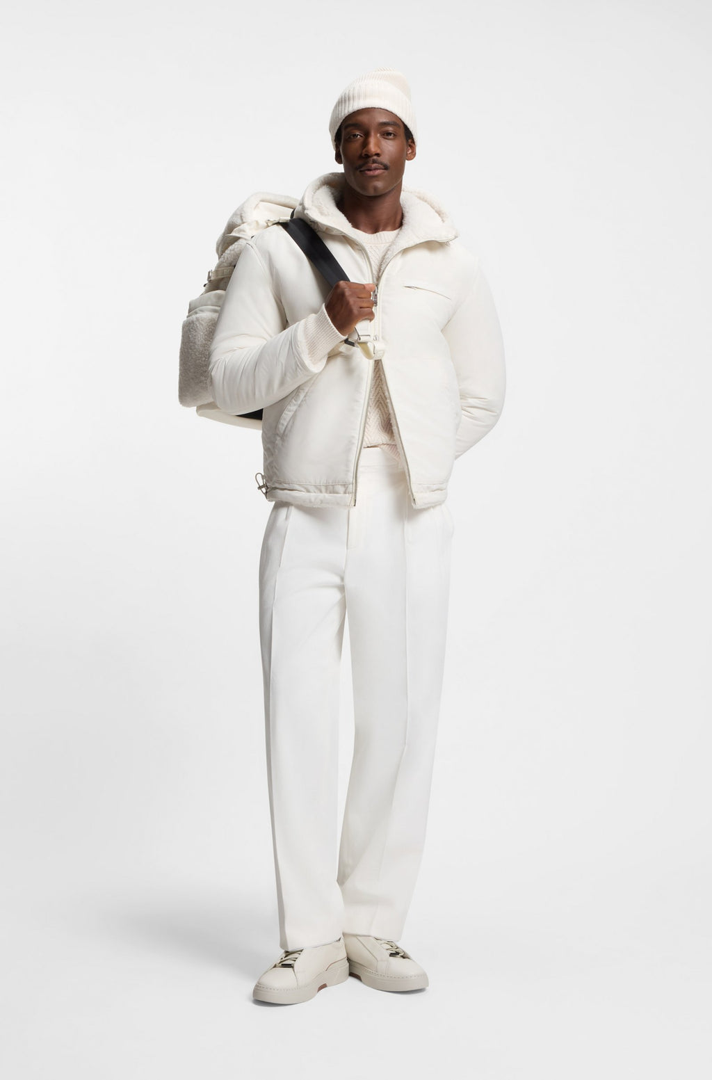 Chaqueta reversible BOSS x Steiff en tejido de peluch