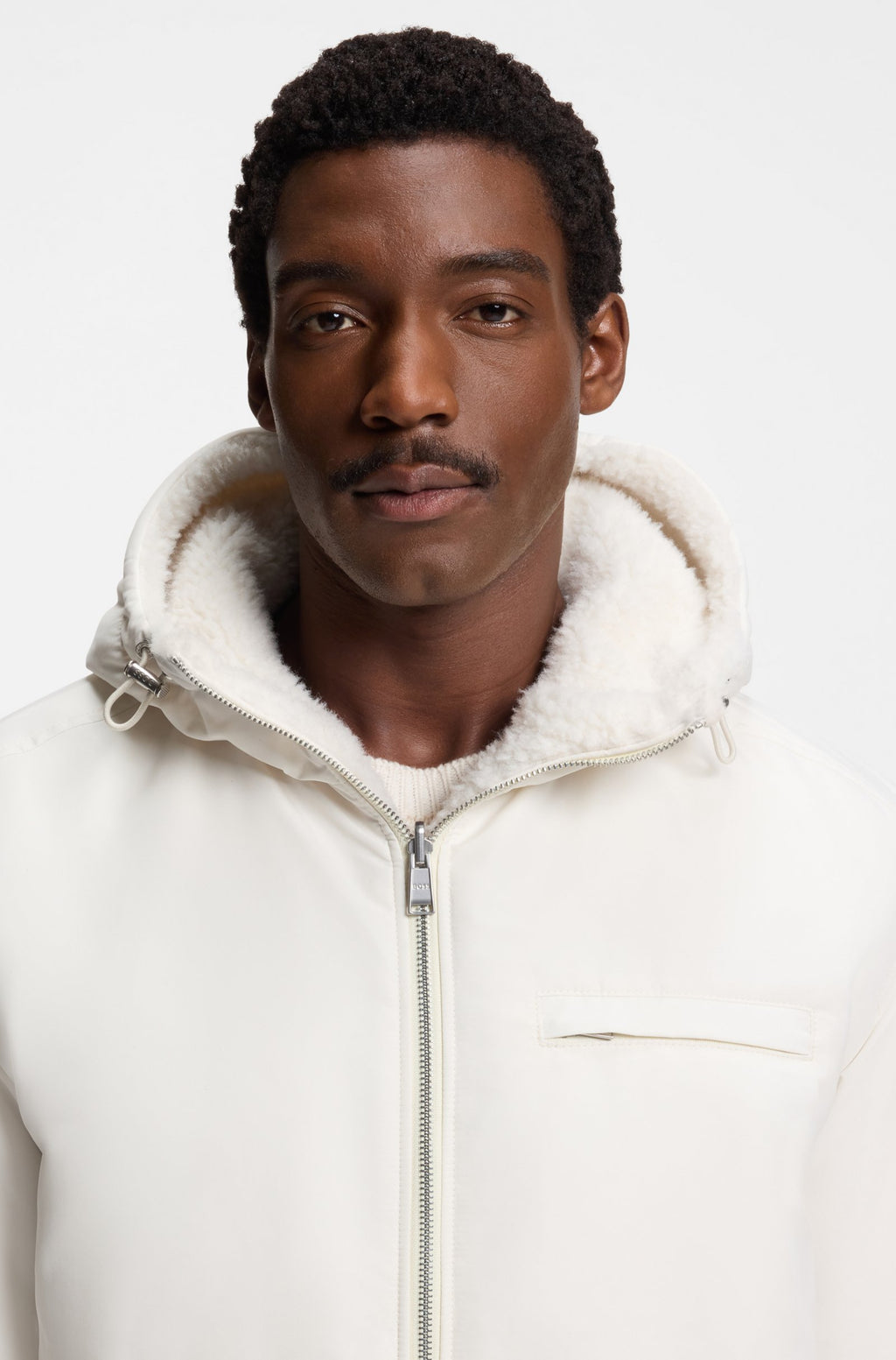 Chaqueta reversible BOSS x Steiff en tejido de peluch