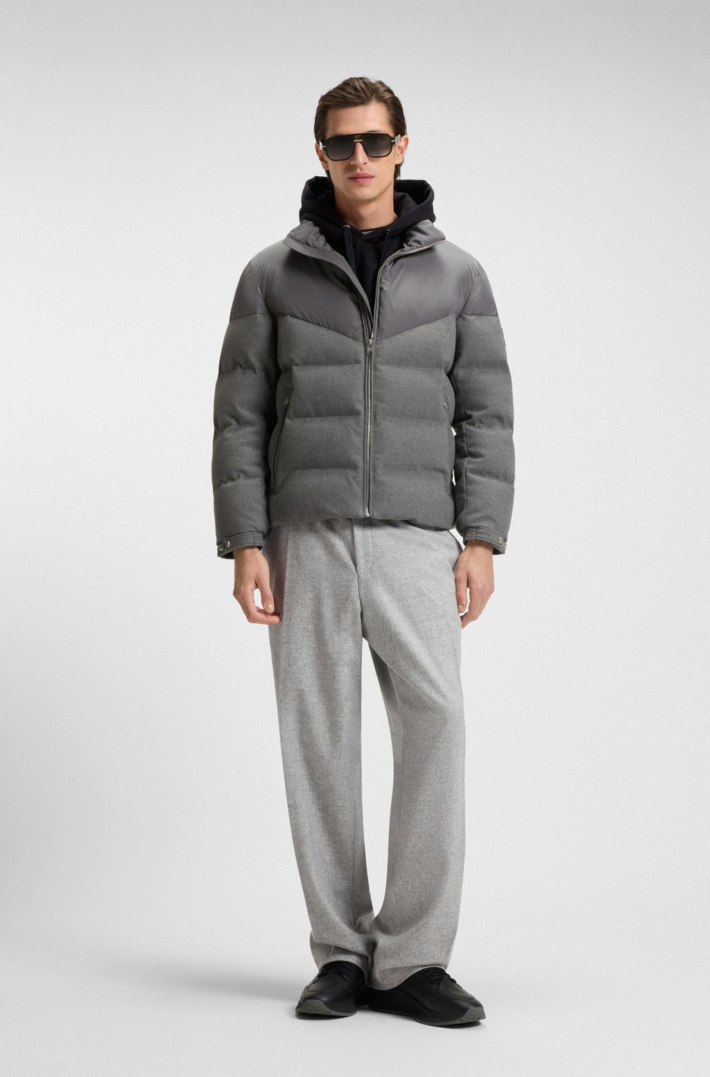 Cazadora impermeable de franela cepillada