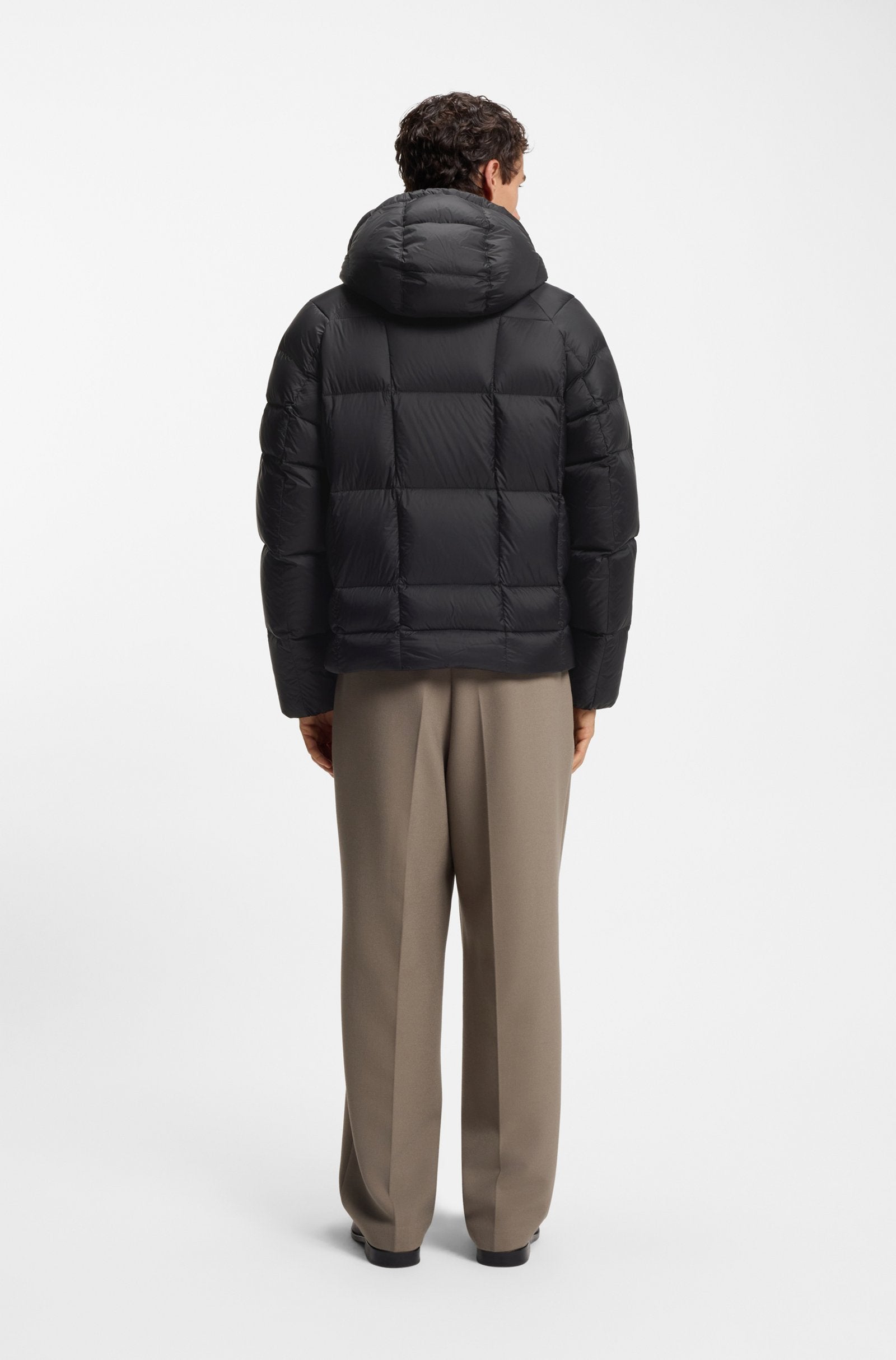 Chaqueta acolchada repelente al agua de tafetán ligero