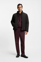 Chaqueta guateada con detalle de logo