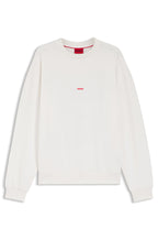 Sudadera relaxed fit en felpa de algodón con ilustración de perro